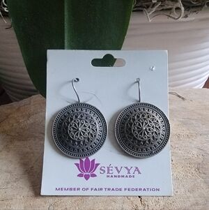 SEVYA Handmade Bronze Color Earrings
